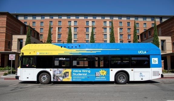 BruinBus in front of Luskin Conference Center