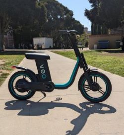 VeoRide e-bike on campus