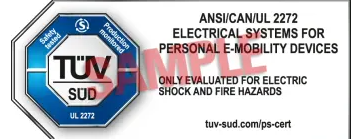 a sample UL sticker