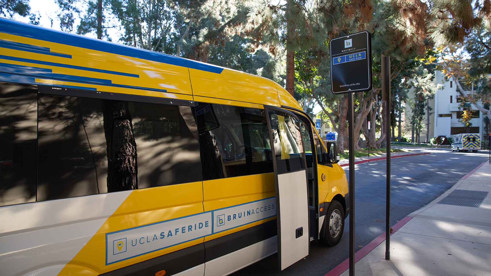 UCLA SafeRide van