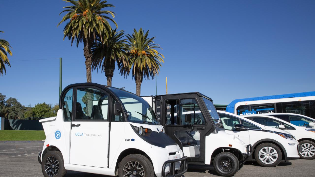 UCLA fleet vehicles