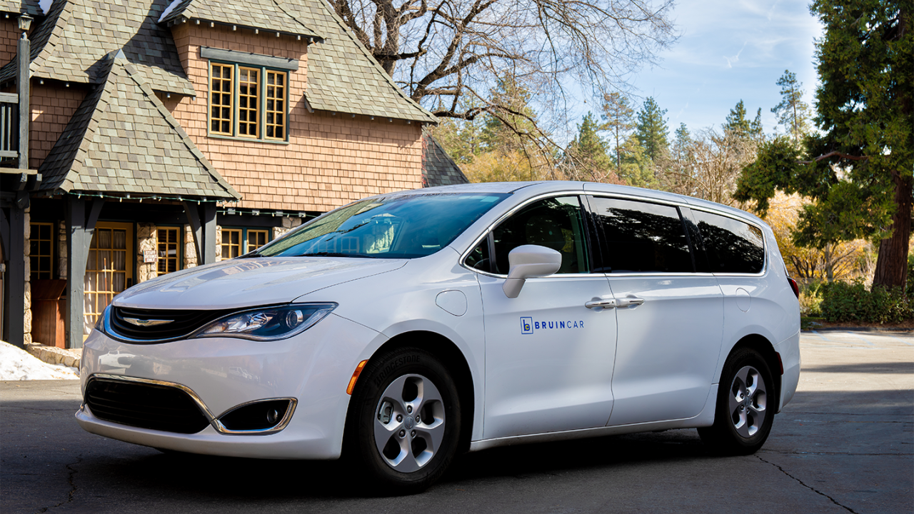 BruinCar up at the UCLA Lake Arrowhead Lodge