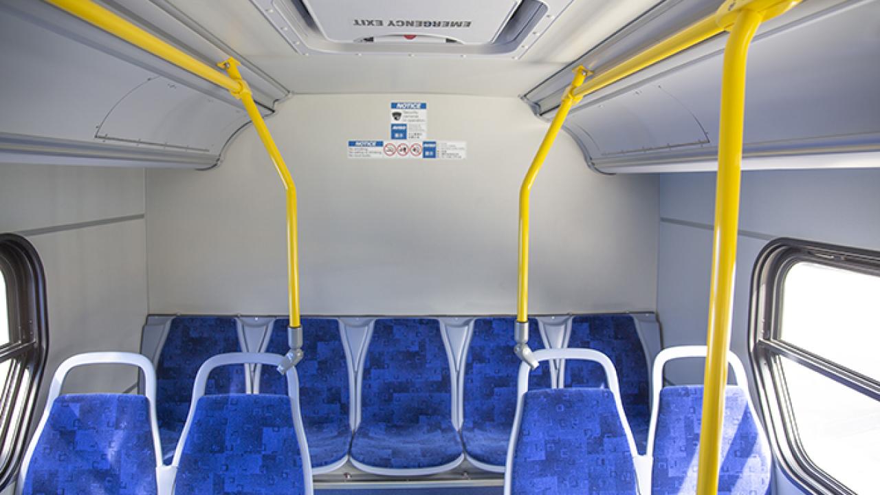 Interior of the BruinBus