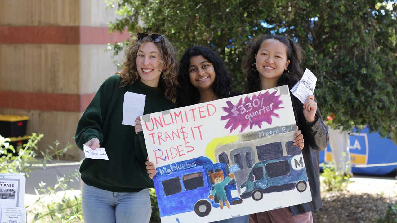 Bruins 4 Better Transit student advocates