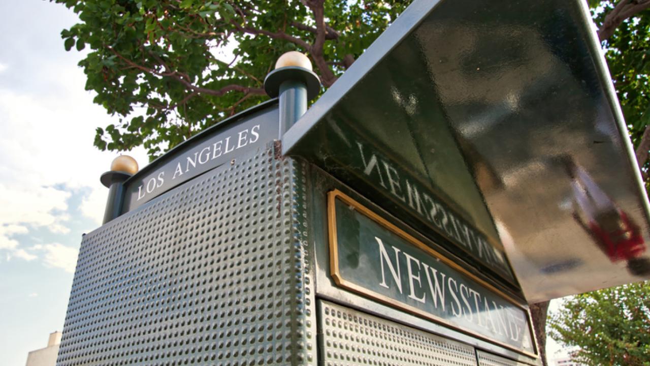 Los Angeles newsstand