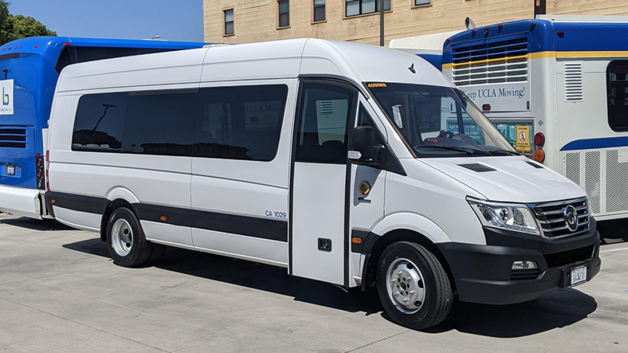 GreenPower electric shuttle bus