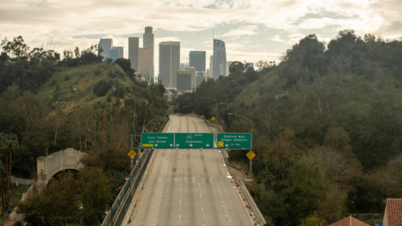 110 Freeway in LA