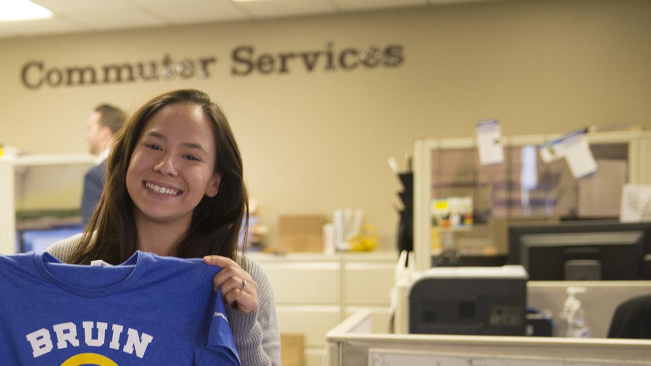 Tirzah at the Transportation office