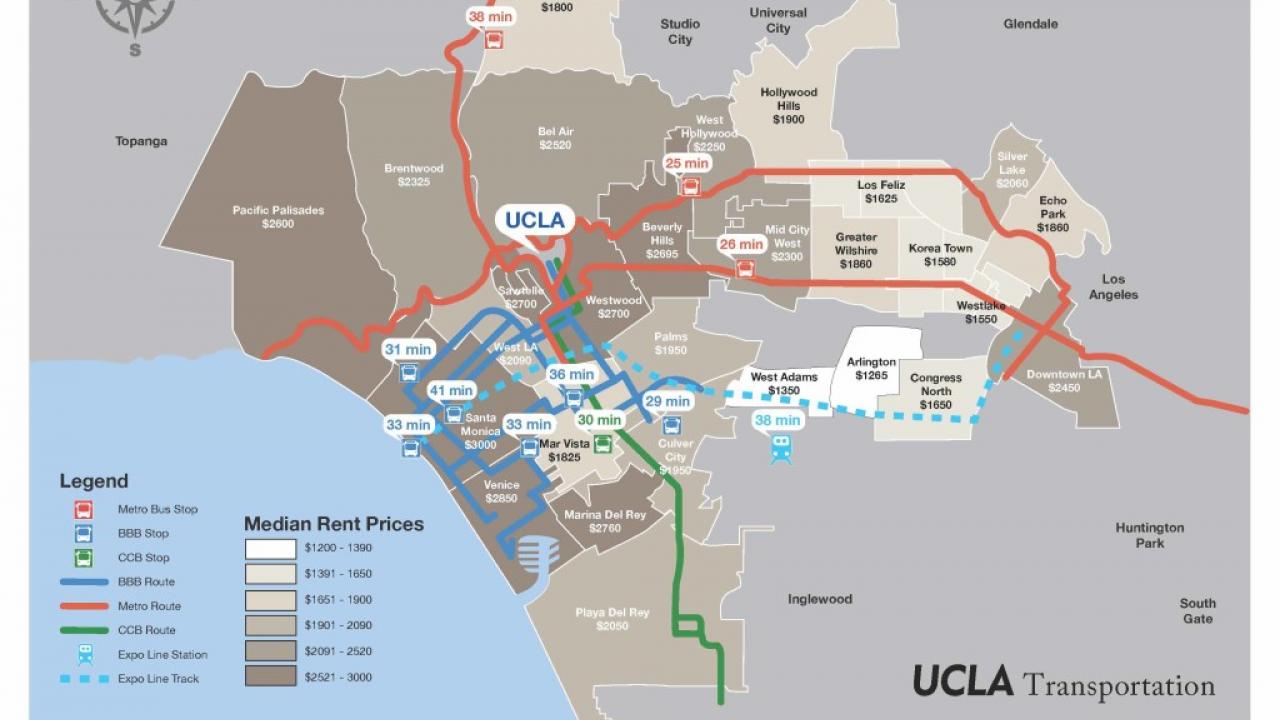 UCLA Transit Map