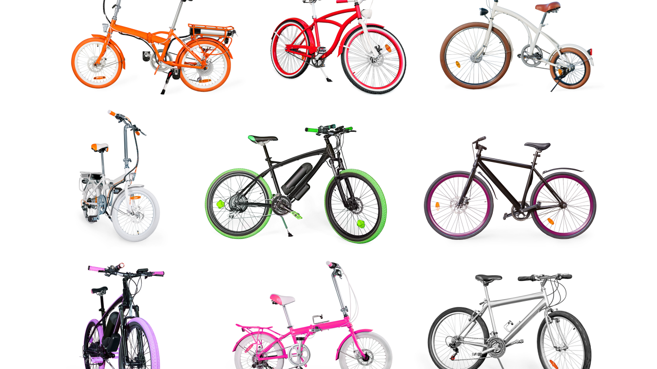 Variety of Bicycles