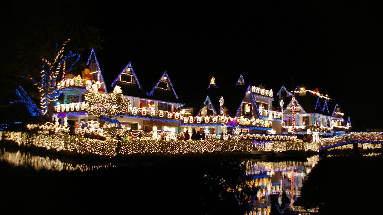 Venice Canals at night