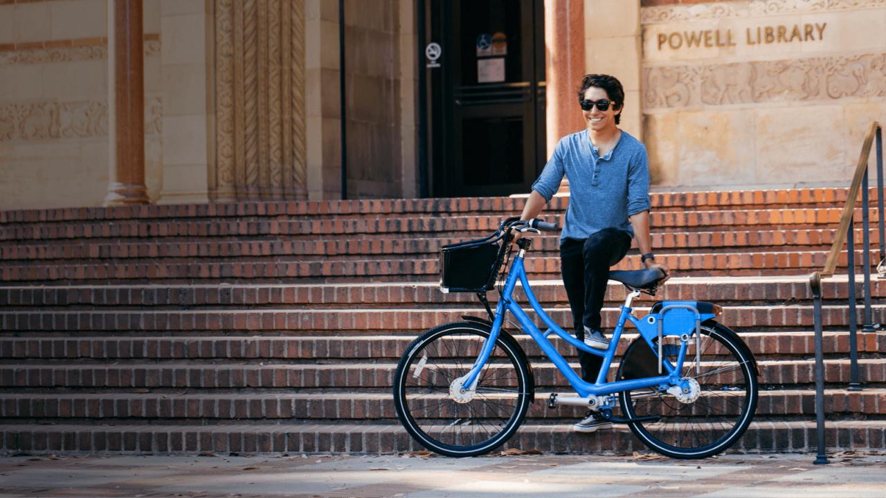 Biking at UCLA 