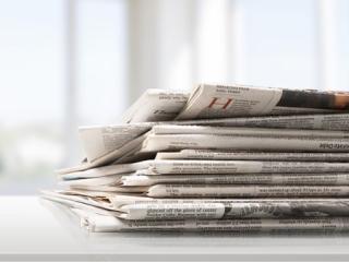 Pile of newspapers