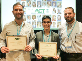 UCLA Transportation's Abdallah Daboussi and Jimmy Tran receive ACT's 40 Under 40 Award in 2019