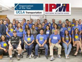 UCLA Transportation Bruin ePermit team photo