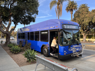 LA Strong Big Blue Bus