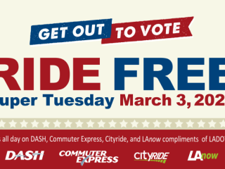 Ride Free Super Tuesday March 2020