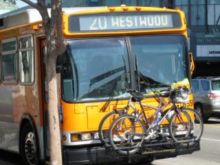 Bike on a bus rack