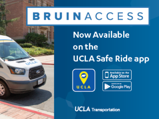 Bruin Access Now on SafeRide-Email Header