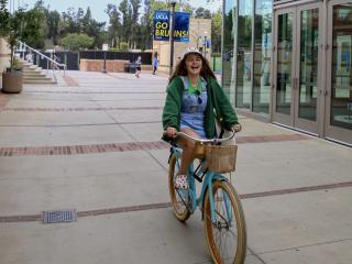 Student bike rider