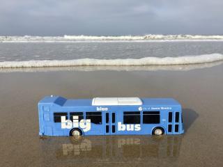 Big Blue Bus at the Beach