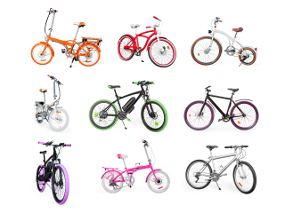Variety of Bicycles
