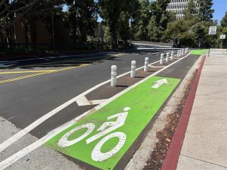 Westholme Ave. bike lane