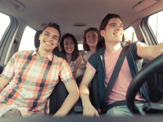 Students Carpooling Together