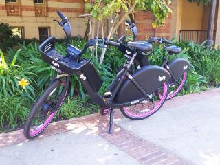 Lyft electric bike at UCLA